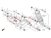 HONDA CBF1000TA CBF1000T 2010 F-25 REAR SHOCK ABSORBER