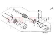 HONDA CBF5004 CBF500 2004 E-11 STARTER ENGINE