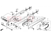HONDA CBF5004 CBF500 2004 F-23 SWING ARM