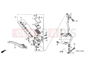 HONDA CBF5006 CBF500 2006 F-4 FRONT MASTER CYLINDER (CBF500)