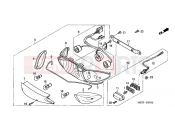 HONDA CBF5006 CBF500 2006 F-27 REAR COMBINATION LAMP