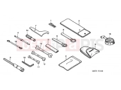 HONDA CBF5006 CBF500 2006 F-31 TOOLS
