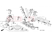 HONDA CBF500A4 CBF500 2004 F-6 STEERING BAR PIPE / UPPER BRIDGE