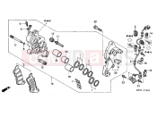 HONDA CBF500A4 CBF500 2004 F-10-1 FRONT BRAKE CALIPER (CBF500A)