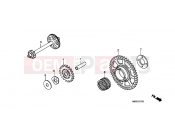 HONDA CBF600N9 CBF600 2009 E-7 CLUTCH COUPLING START