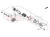 HONDA CBF600N9 CBF600 2009 E-11 STARTER ENGINE