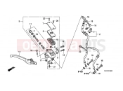 HONDA CBF600S9 CBF600 2009 F-4 FRONT MASTER CYLINDER (CBF600S / N)