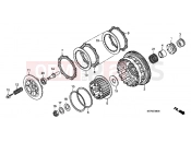 HONDA CBF600NA9 CBF600 ABS 2009 E-6 CLUTCH