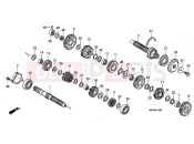 HONDA CBF600NA9 CBF600 ABS 2009 E-15 TRANSMISSION