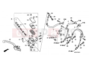 HONDA CBF600NA9 CBF600 ABS 2009 F-4-1 FRONT MASTER CYLINDER (CBF600SA / NA)