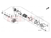 HONDA CBF600SA8 CBF600 ABS 2008 STARTER E-11-1 (CBF600S8 / SA8 / N8 / NA8)