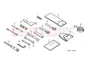 HONDA CBF600SA8 CBF600 ABS 2008 F-31 TOOLS
