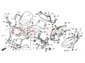 HONDA CBF600SA8 CBF600 ABS 2008 F-33-1 ENGINE HOUSING (CBF600S8 / SA8)