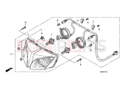 HONDA CBF600SA9 CBF600 ABS 2009 F-1 HEADLAMP (CBF600S / SA)