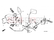 HONDA CBF600SA9 CBF600 ABS 2009 F-3 HANDLE LEVER / SWITCH / CABLE