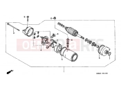 HONDA CBF600N4 CBF600N 2004 E-11 STARTER ENGINE