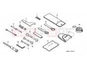 HONDA CBF600N4 CBF600N 2004 F-31 TOOLS