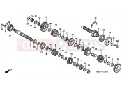 HONDA CBF600N5 CBF600N 2005 E-15 TRANSMISSION