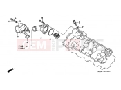 HONDA CBF600N5 CBF600N 2005 E-17 THERMOSTAT