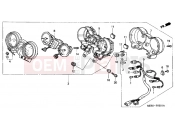 HONDA CBF600N5 CBF600N 2005 F-2-1 METER (CBF600N / NA)