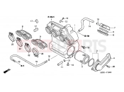 HONDA CBF600N5 CBF600N 2005 F-18 AIR FILTER
