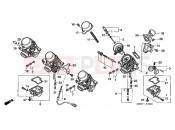 HONDA CBF600N6 CBF600N 2006 E-18-1 CARBURETOR (PARTS)