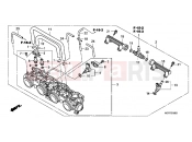 HONDA CBF600N8 CBF600N 2008 E-18-2 THROTTLE HOUSING