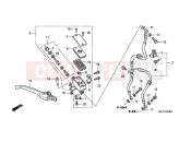 HONDA CBF600N8 CBF600N 2008 F-4 FRONT MASTER CYLINDER (CBF600S / N)