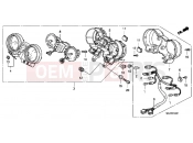 HONDA CBF600NA CBF600N 2010 F-2-1 METER (CBF600N / NA)
