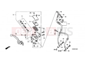 HONDA CBF600NA CBF600N 2010 F-5 FRONT BRAKE MASTERCYLINDER (CBF600S / N)