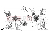 HONDA CBF600NA4 CBF600N ABS 2004 E-18-1 CARBURETOR (PARTS)