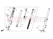 HONDA CBF600NA4 CBF600N ABS 2004 F-9 FRONT FORK