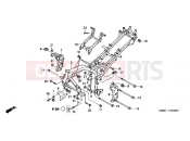 HONDA CBF600NA4 CBF600N ABS 2004 F-30 FRAME HOUSING