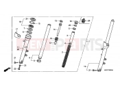 HONDA CBF600NA6 CBF600N ABS 2006 F-9 FRONT FORK