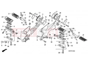 HONDA CBF600NA6 CBF600N ABS 2006 F-21 FOOTREST