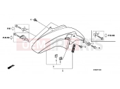 HONDA CBF600SA CBF600S 2010 F-10 FRONT FENDER