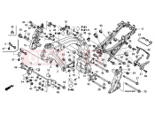 HONDA CBF600SA CBF600S 2010 F-39 FRAME HOUSING