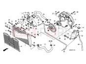 HONDA CBF600SA CBF600S 2010 F-41 RADIATOR