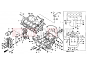 HONDA CBF600SA4 CBF600S ABS 2004 E-13 CRANKSHAFT
