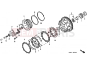 HONDA CBF600SA5 CBF600S ABS 2005 E-6 CLUTCH