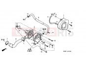 HONDA CBF600SA5 CBF600S ABS 2005 E-10 WATER PUMP