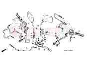 HONDA CBF600SA5 CBF600S ABS 2005 F-3 HANDLE LEVER / SWITCH / CABLE