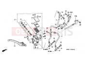 HONDA CBF600SA5 CBF600S ABS 2005 F-4-1 FRONT MASTER CYLINDER (CBF600SA / NA)