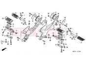 HONDA CBF600SA5 CBF600S ABS 2005 F-21 FOOTREST