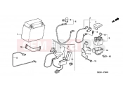 HONDA CBF600SA5 CBF600S ABS 2005 F-28 BATTERY