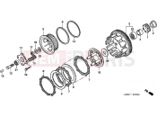 HONDA CBF600SA6 CBF600S ABS 2006 E-6 CLUTCH (CBF600S6 / SA6 / N6 / NA6)