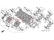 HONDA CBF600SAA CBF600SA 2010 E-2 CYLINDER HEAD
