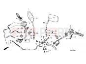 HONDA CBF600SAA CBF600SA 2010 F-4 HANDLE LEVER / SWITCH / CABLE