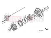 HONDA CBR1000FN CBR1000F 1992 E-7 CLUTCH