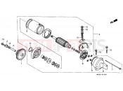 HONDA CBR1000FN CBR1000F 1992 E-12 STARTER ENGINE